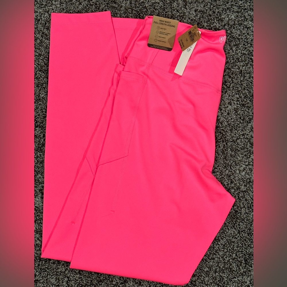 VS Pink, lg high waist pink leggings. Brand new